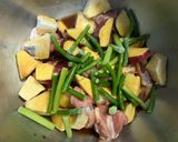 【冷凍さつまいも鶏もも肉の旨煮】ホットクック作り方2写真