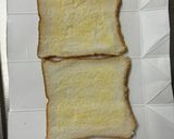 照り焼き風！手羽元煮物の焼きサンド！作り方3写真