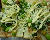 葱×枝豆×コーンの和風カレートースト作り方3写真