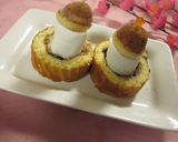 鈴カステラとマシュマロで♡お雛様作り方1写真