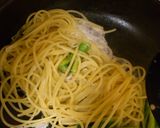 春の香り　しらすと菜の花のパスタ作り方5写真