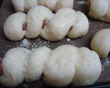 白パンでウィンナーパン作り方6写真