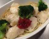鶏胸肉とブロッコリーのさっぱり味のパスタ作り方9写真
