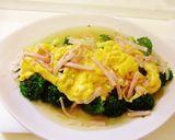 ブロッコリーの玉子あんかけ中華風♪作り方5写真