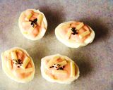 ゆで卵のめんたいマヨ焼き作り方4写真