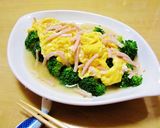 ブロッコリーの玉子あんかけ中華風♪作り方6写真