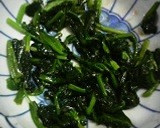 ほうれん草とハムの和え物作り方3写真