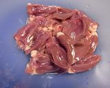 鶏ハート(心臓)の生姜煮作り方1写真