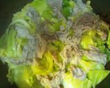 塩麹で春キャベツと豚肉のバター蒸し作り方5写真