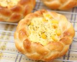 総菜パンの成型＊ツイストリング作り方9写真