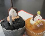 簡単！お雛様カップケーキ作り方5写真