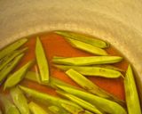スピードおかず☆インゲンの天かす卵とじ作り方1写真