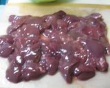 鶏レバーのじゃが芋煮作り方3写真