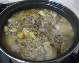 鶏レバーのじゃが芋煮作り方5写真