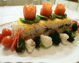ちらし寿司ケーキ☆作り方7写真
