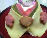 ひな人形クレープ作り方4写真