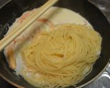 こだわりオイルで☆蟹クリームパスタ作り方5写真