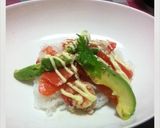 簡単！カフェ風エビアボカドサーモン丼作り方11写真
