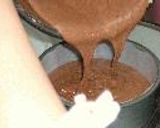 我が家の定番 チョコ生ケーキ作り方6写真