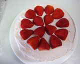 菱餅カラーのひな祭りケーキ作り方16写真