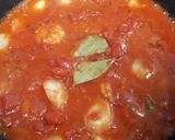 海老と貝柱のトマトソースパスタ☆作り方6写真