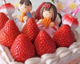 菱餅カラーのひな祭りケーキ作り方21写真