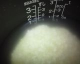 炊飯器で押麦のおかゆ（かつお餡かけ）作り方2写真