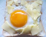 お好み焼き風チーズたまトースト作り方4写真