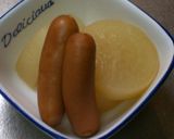 我が家の定番!!大根とウインナーの煮物作り方2写真