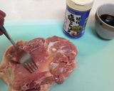 鶏の照り焼きステーキ♪作り方1写真