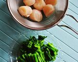 菜の花と新玉葱でホタテのフレッシュマリネ作り方2写真