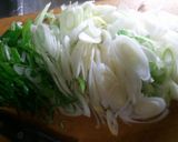 葱たっぷり豚しゃぶ鍋 大人向け作り方1写真