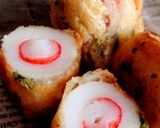 お弁当に♪竹輪とカニカマの磯辺揚げ。作り方5写真