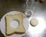目玉焼きトースト作り方1写真
