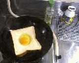 目玉焼きトースト作り方2写真