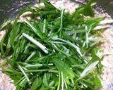 簡単＆美味い！水菜のごま和えサラダ☆作り方2写真