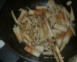 たけのこ・しめじ・ちくわのしょうが焼き作り方6写真