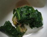 中華風　ほうれん草の胡麻和え作り方2写真