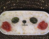 簡単キャラ弁♪貼るだけパンダ作り方2写真