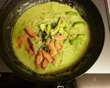 アボカドとサーモンのクリームパスタ作り方4写真