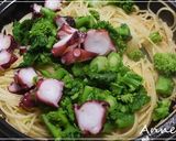 ☆菜の花＆タコのパスタ☆作り方3写真