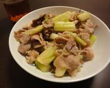 豚肉とセロリのゆず胡椒炒め☆作り方5写真
