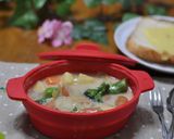 鮭フレークの温野菜サラダーシリコン鍋で作り方6写真