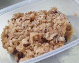 お赤飯と塩麹でごはんパン作り方1写真