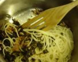 桜えびとあおさのりの和風パスタ作り方5写真