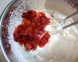 ストロベリー＊フローズンヨーグルト作り方3写真