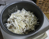 ほたて缶ときのこの炊き込みごはん♪作り方5写真