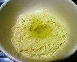 ✿春菊と牛肉で♬すきやき風月見にゅう麺✿作り方2写真