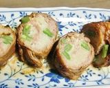 エノキだけとモロッコいんげんの肉まき作り方6写真