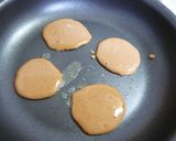ちっちゃな♡もちもち塩麹ココアパンケーキ作り方2写真